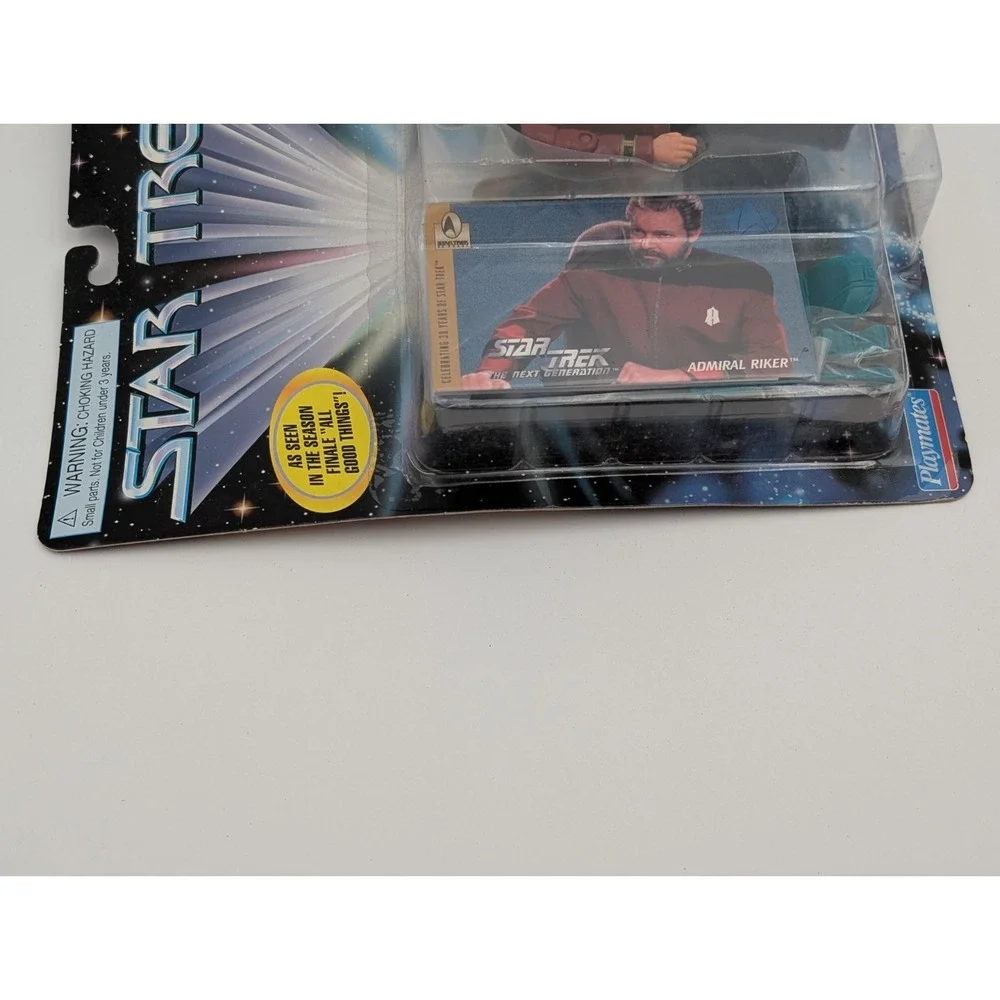 Star Trek TNG 1996 Admiral William T.‎ Riker All Good Things Finale Figure